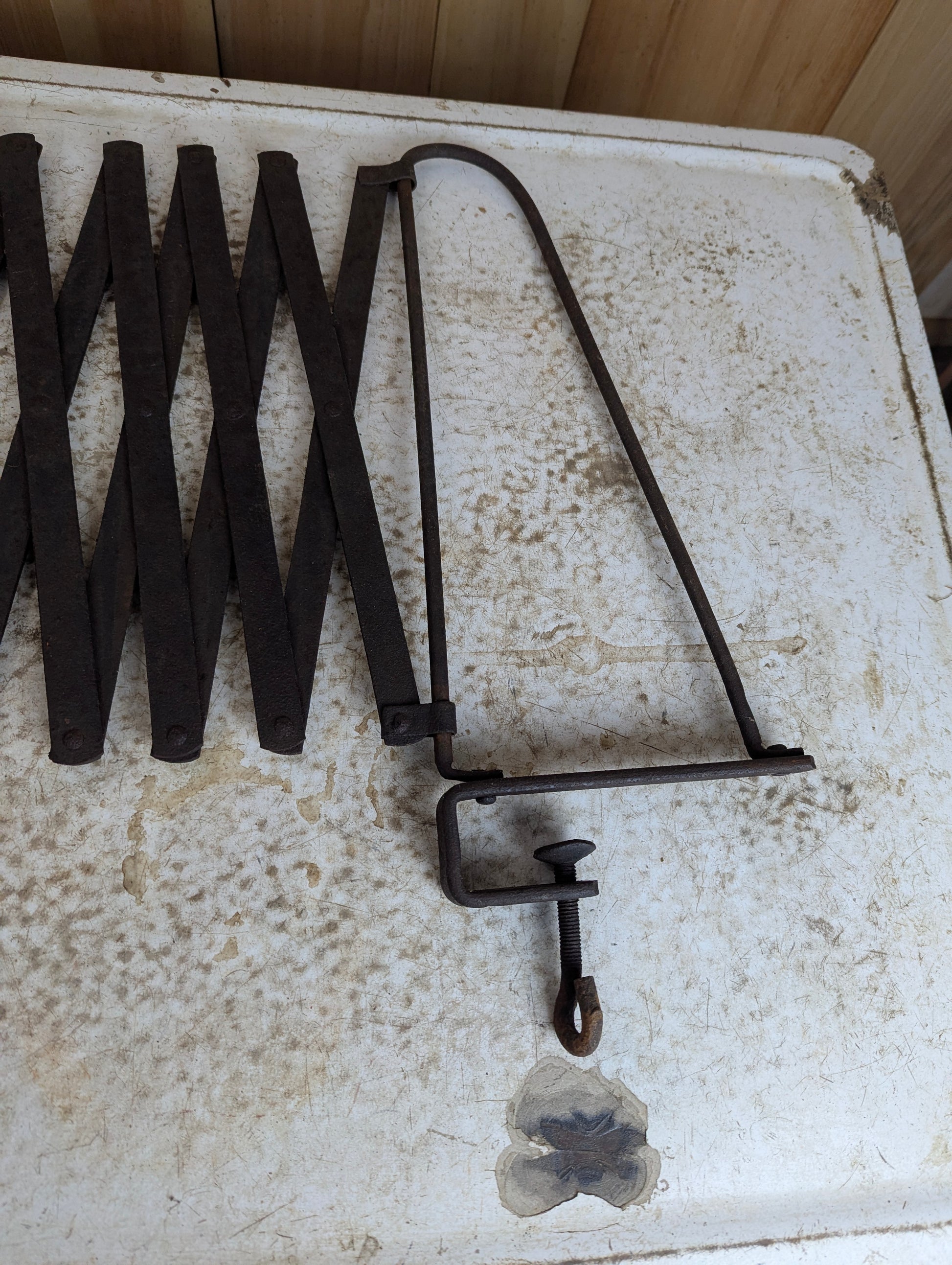 Antique Model T Running Board Luggage Rack - view 4