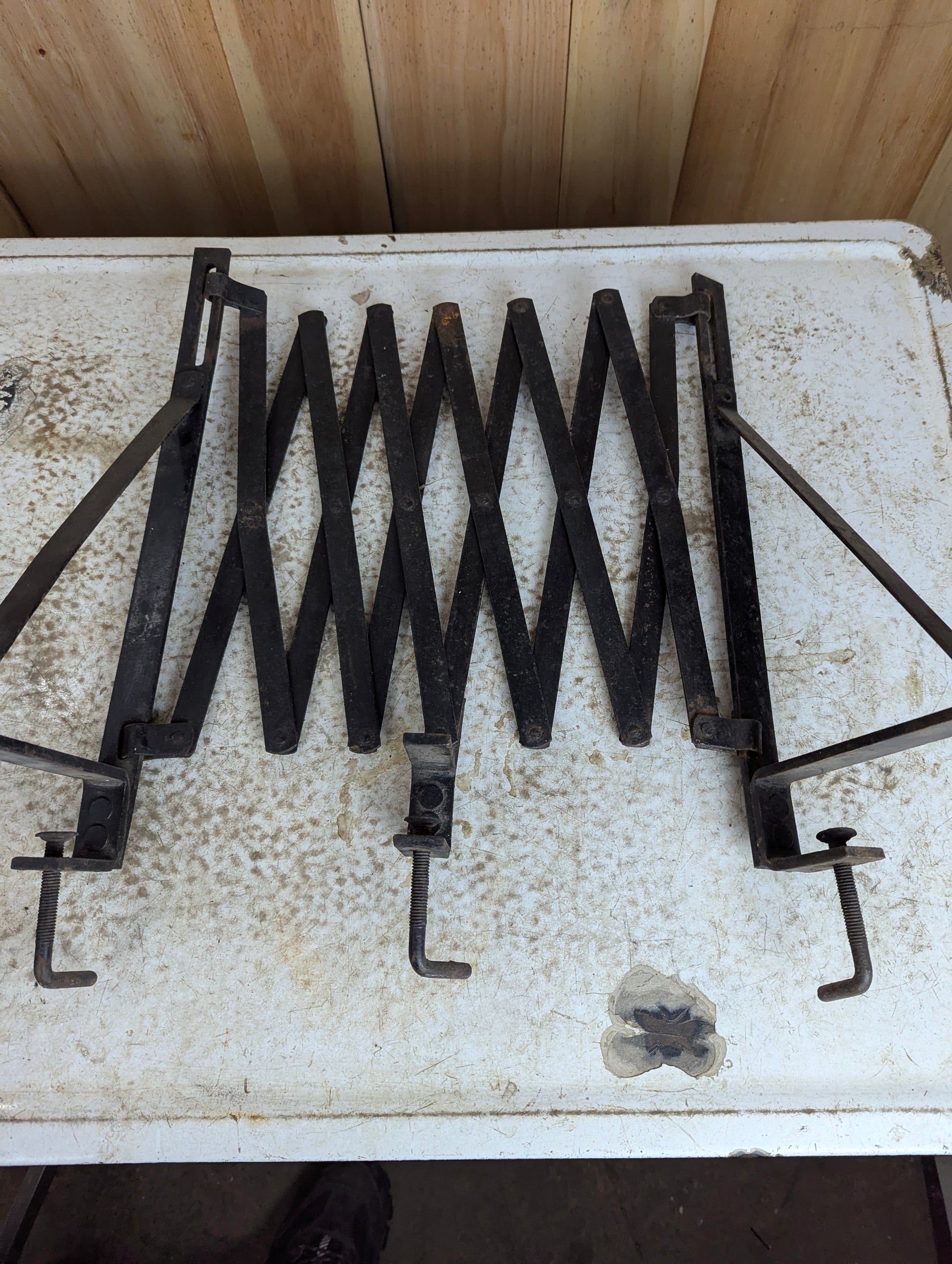 Antique Model T Running Board Luggage Rack - view 5