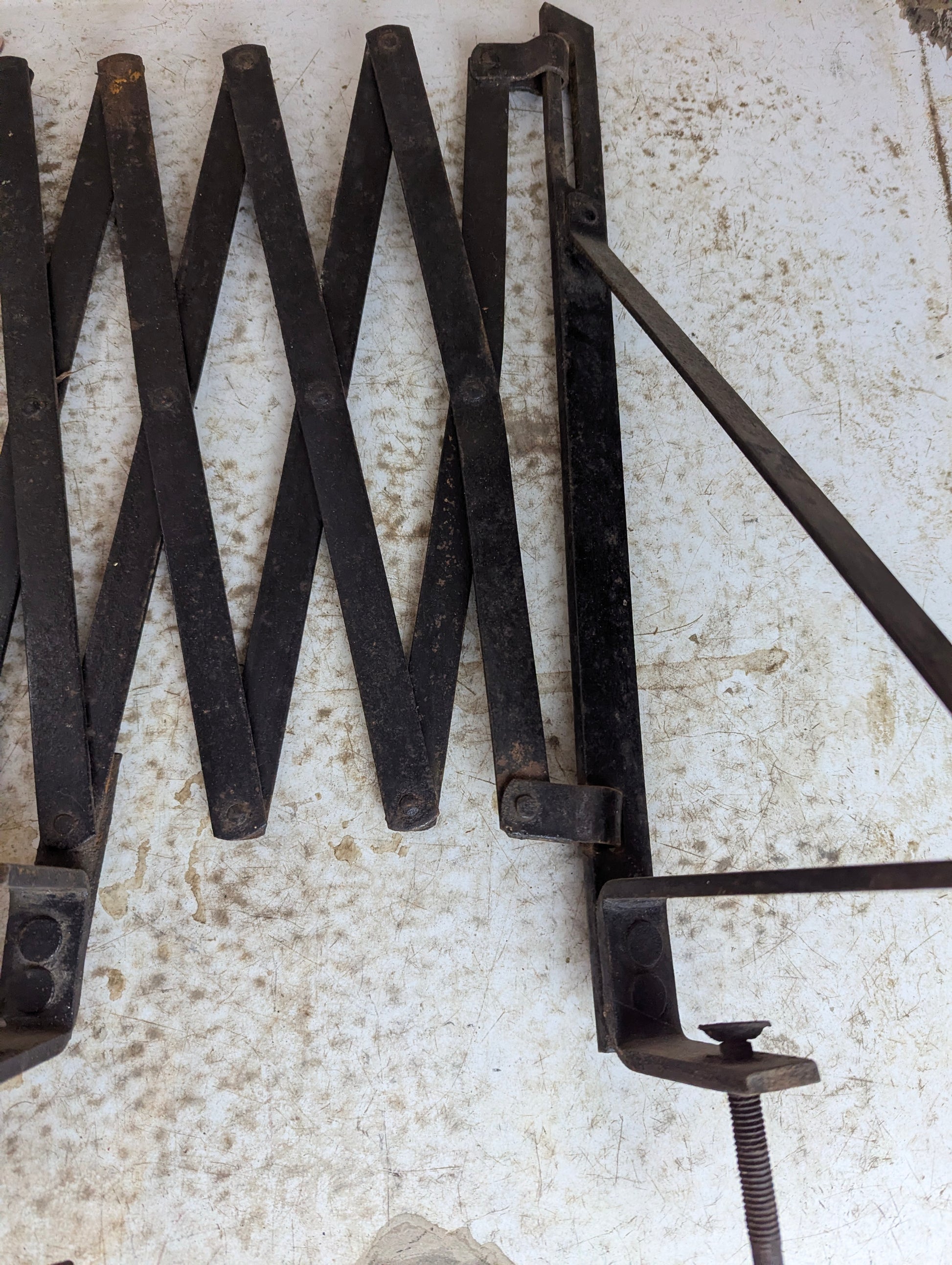 Antique Model T Running Board Luggage Rack - view 7