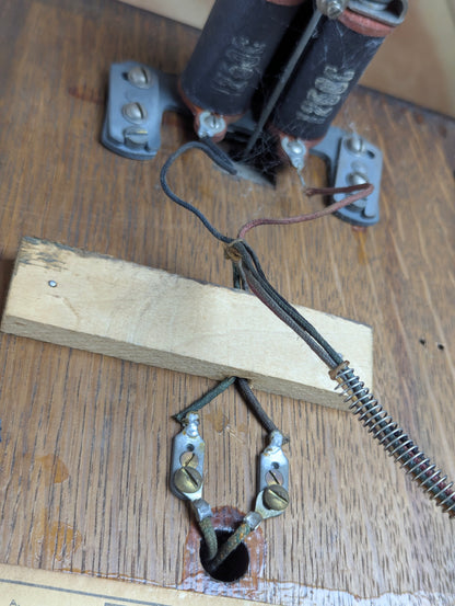Antique Northern Electric Oak N317-G Long Box Telephone Set with Working Ringer - view 9