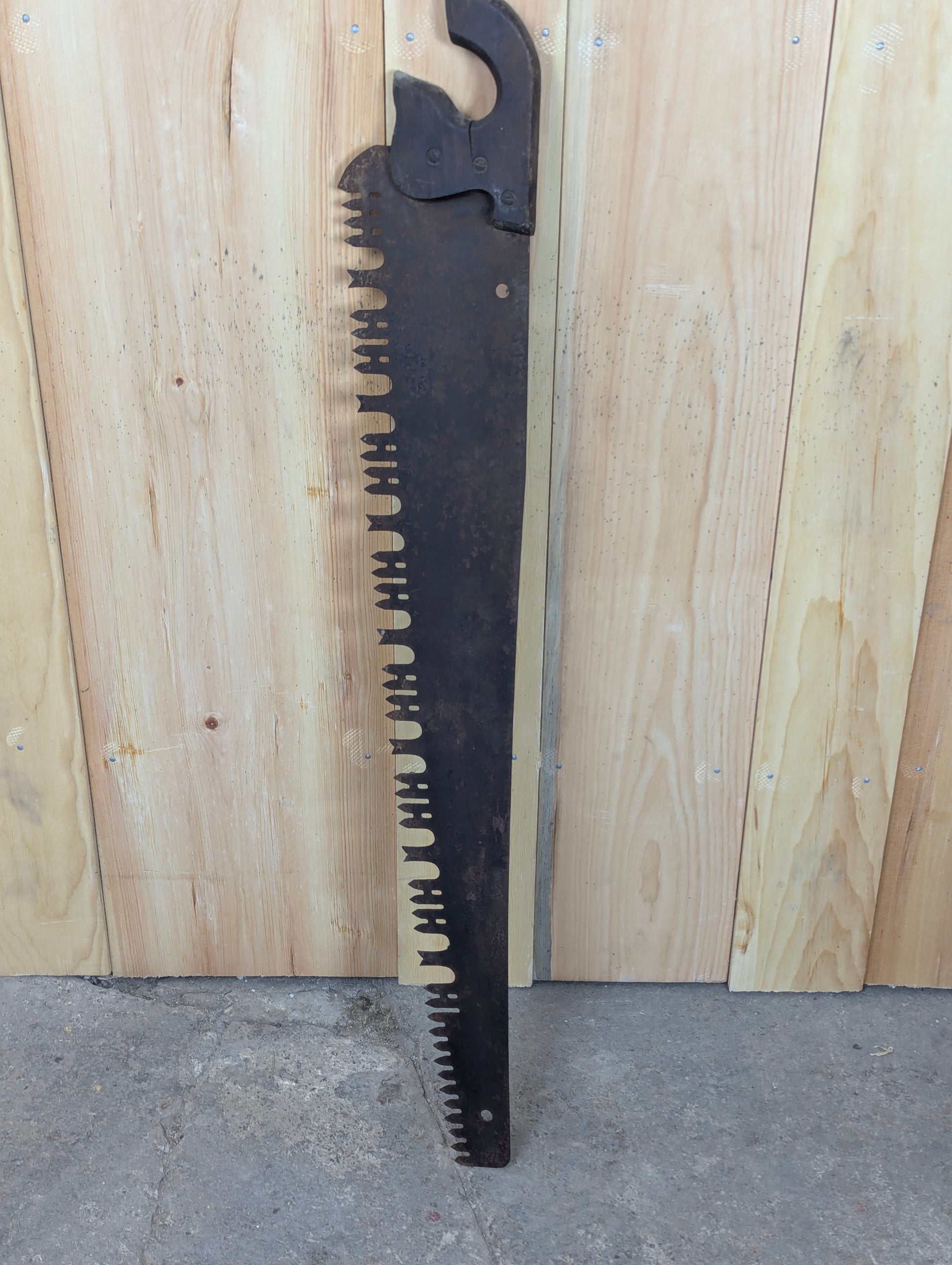 Antique One Man Crosscut Logging Saw