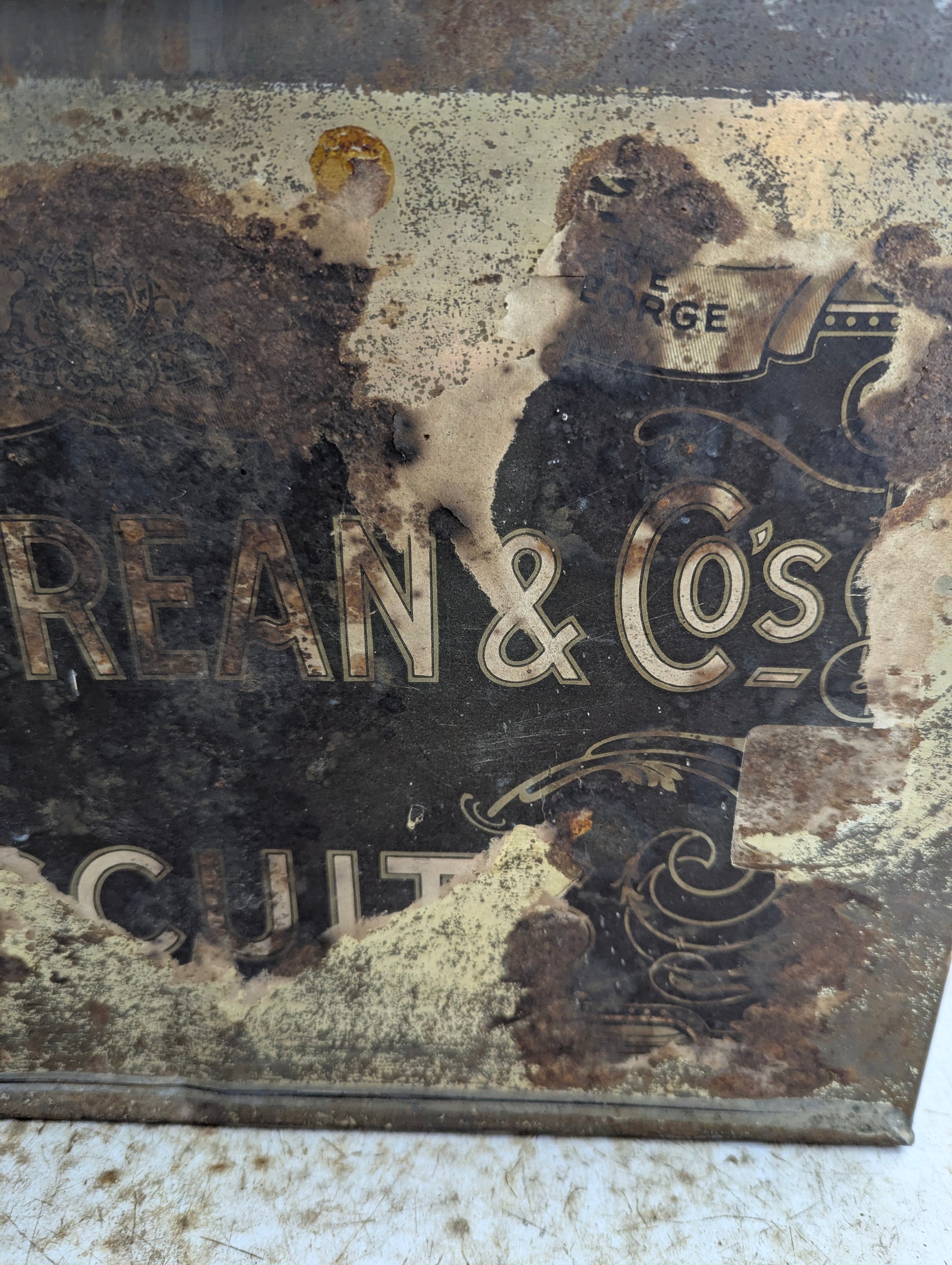 Antique Peek, Dream & Co. Large Biscuit Tin - view 3