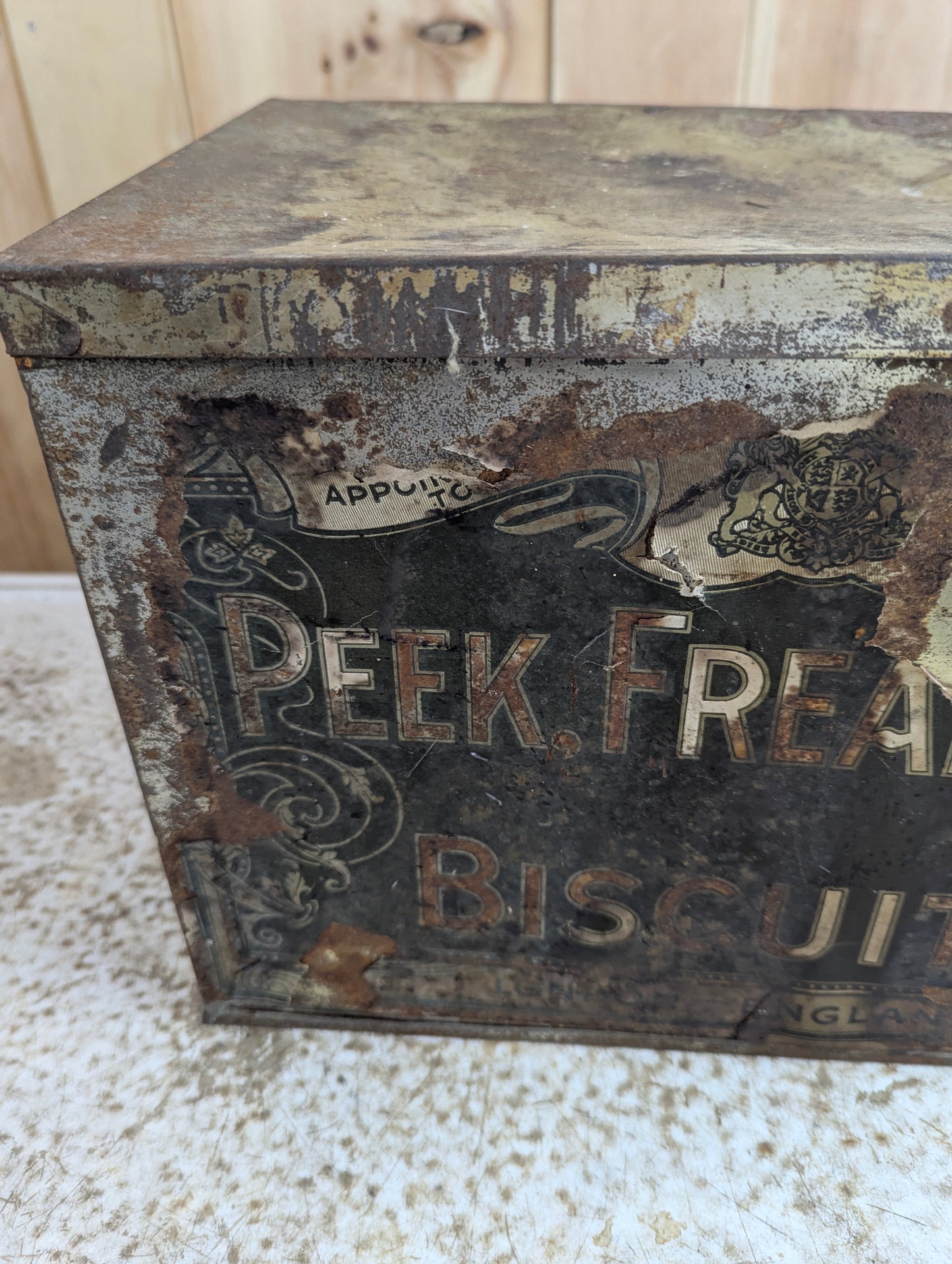 Antique Peek, Dream & Co. Large Biscuit Tin - view 5