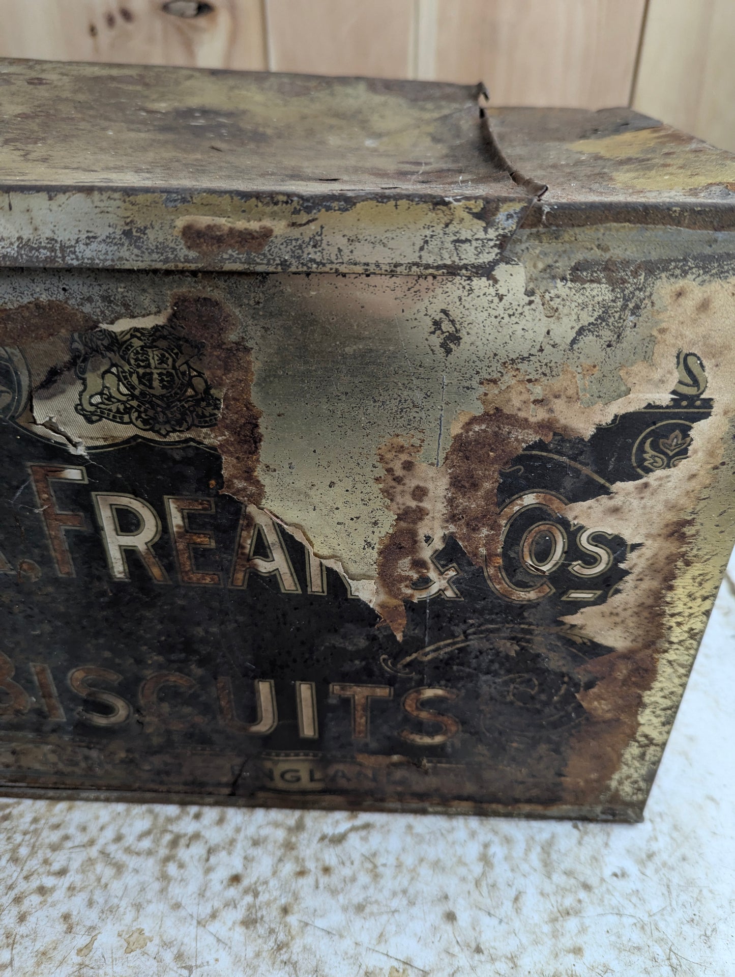 Antique Peek, Dream & Co. Large Biscuit Tin - view 6