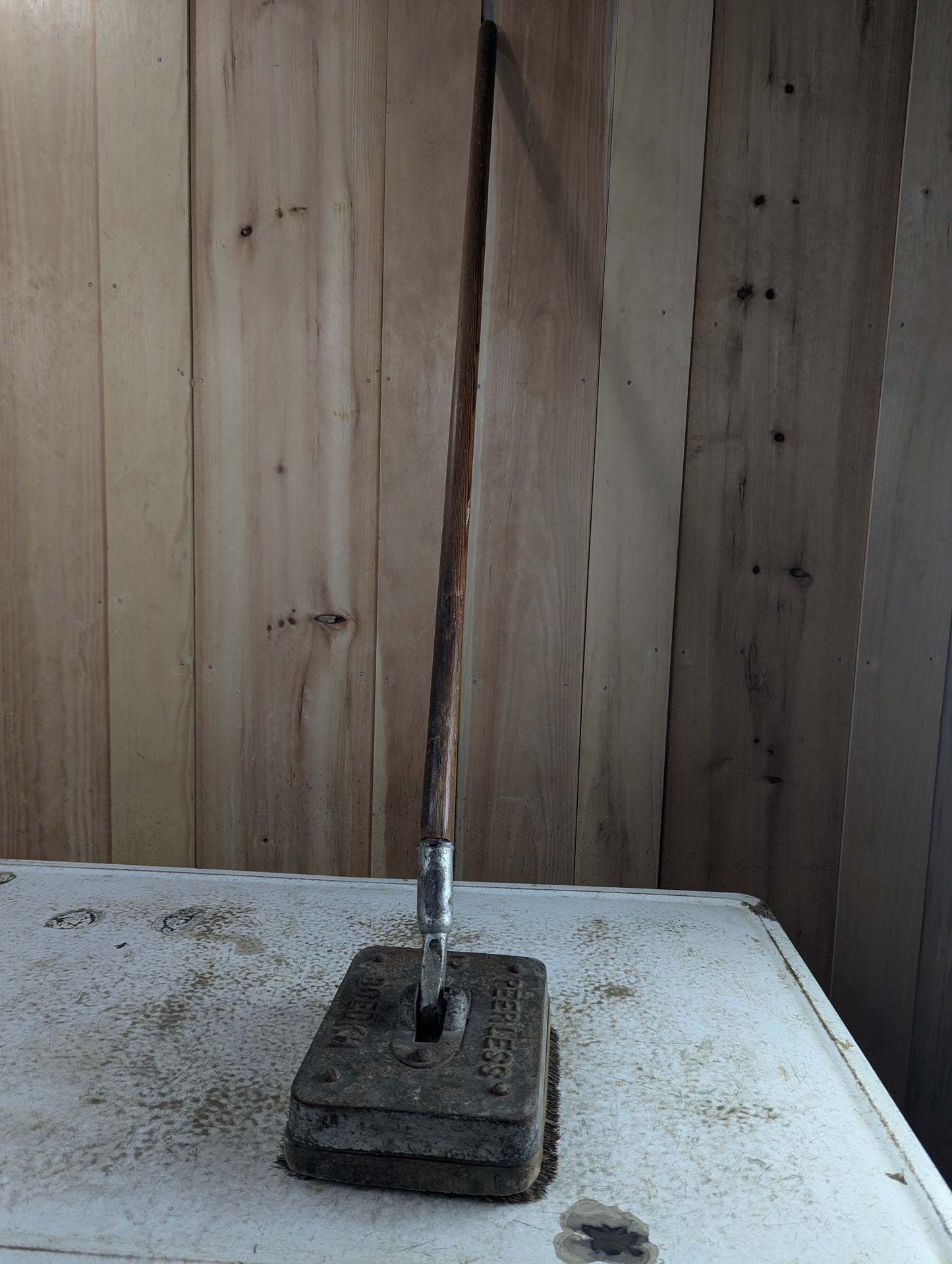 Antique Peerless Boeckh 25 Floor Scrubber Sweeper