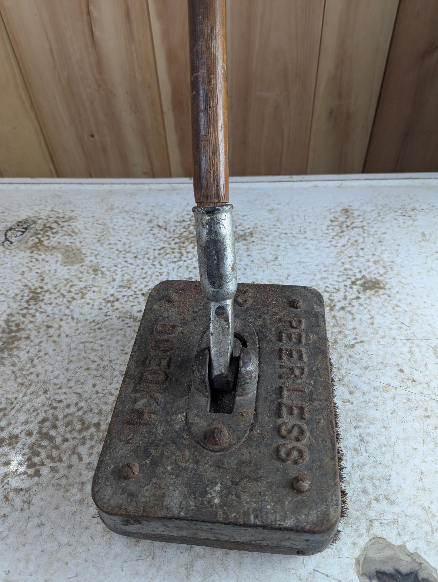 Antique Peerless Boeckh 25 Floor Scrubber Sweeper - view 3