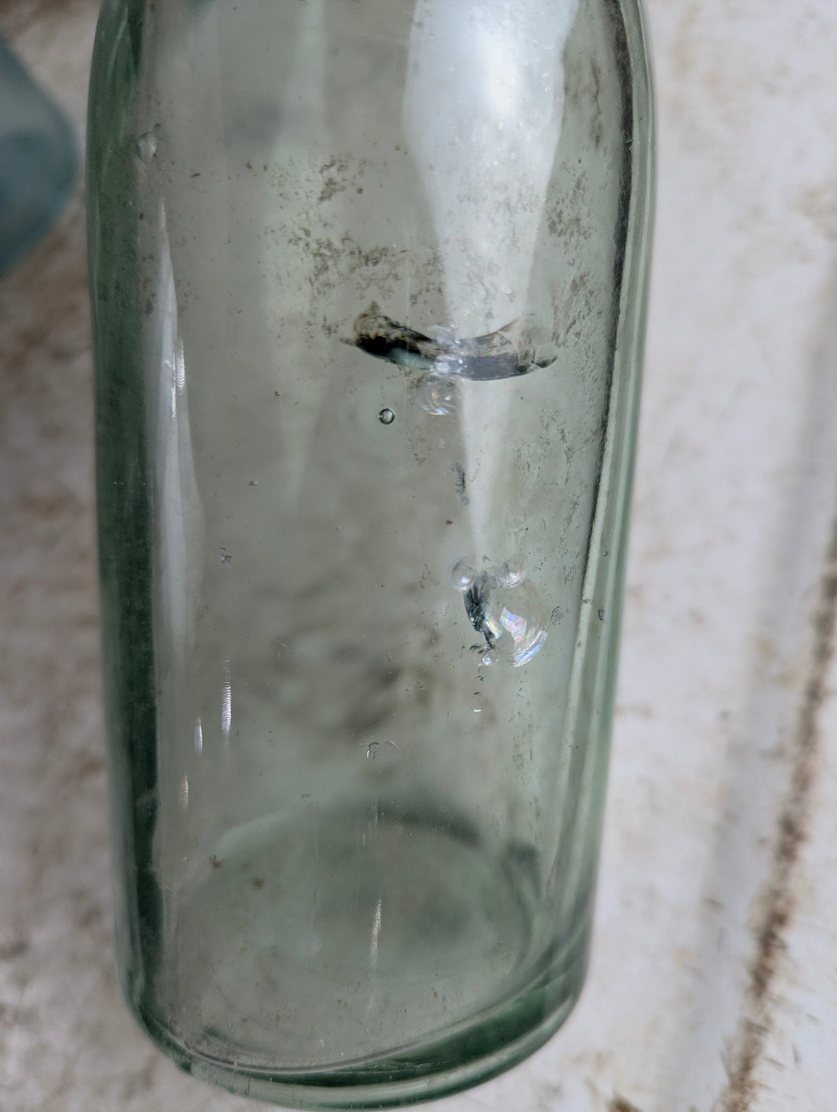 Antique Peterson's Limited Toronto Embossed Aqua Glass Soda Bottle - view 3
