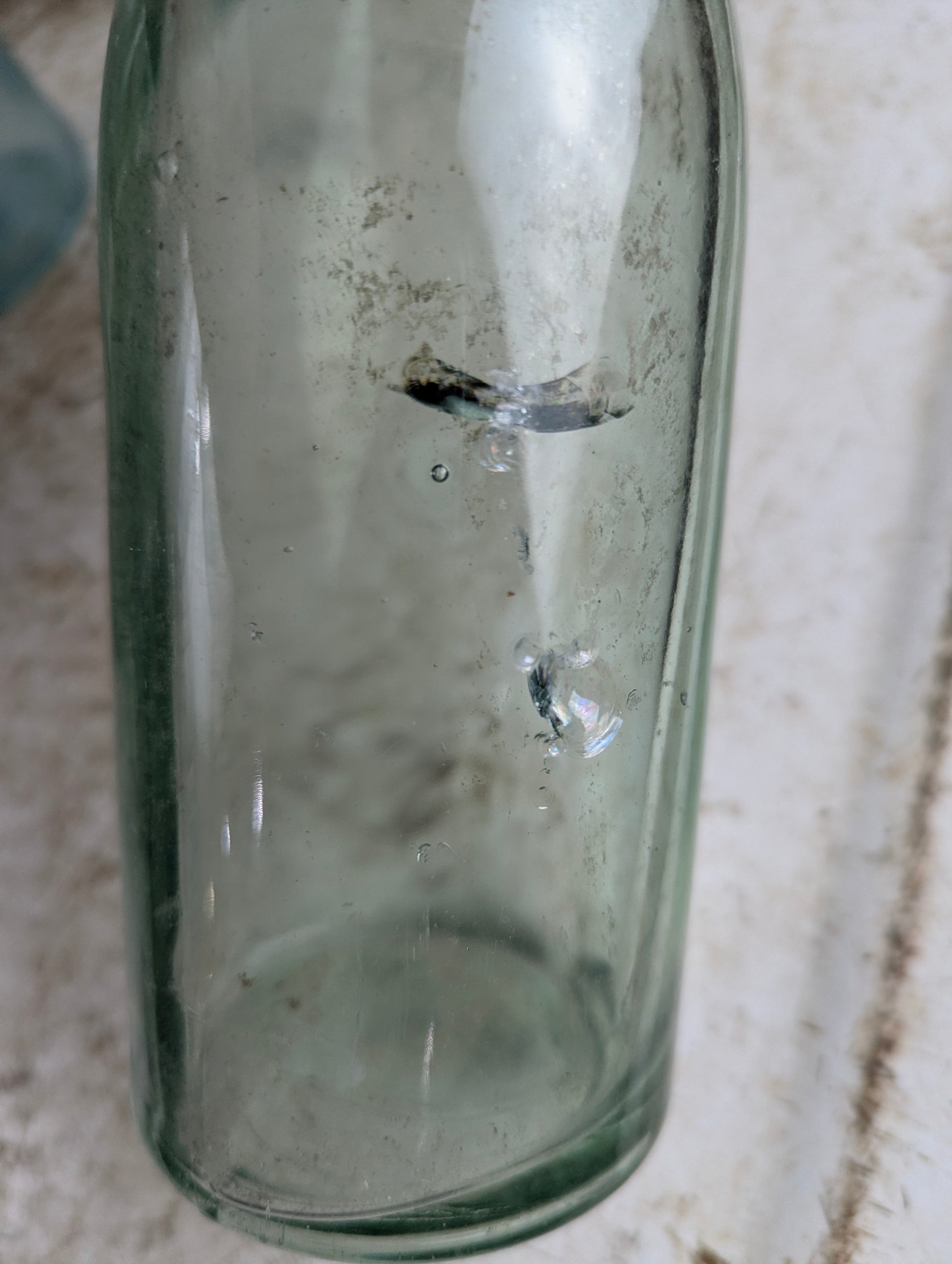 Antique Peterson's Limited Toronto Embossed Aqua Glass Soda Bottle - view 3