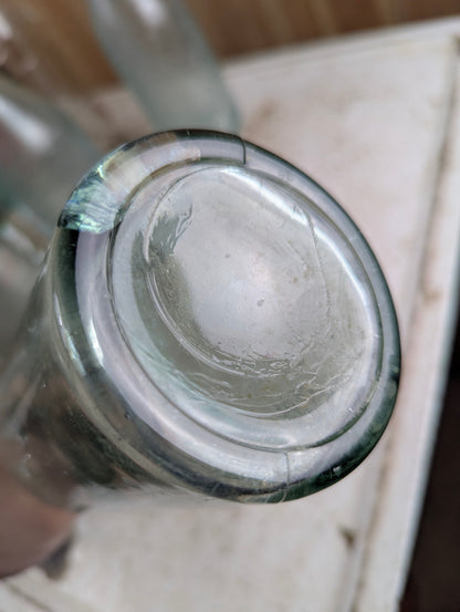 Antique Peterson's Limited Toronto Embossed Aqua Glass Soda Bottle - view 4