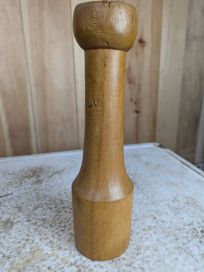 Antique Primitive 12” Wooden Potato Masher