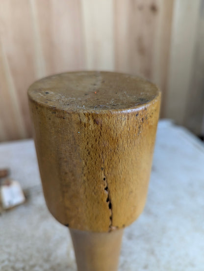 Antique Primitive 12” Wooden Potato Masher - view 4