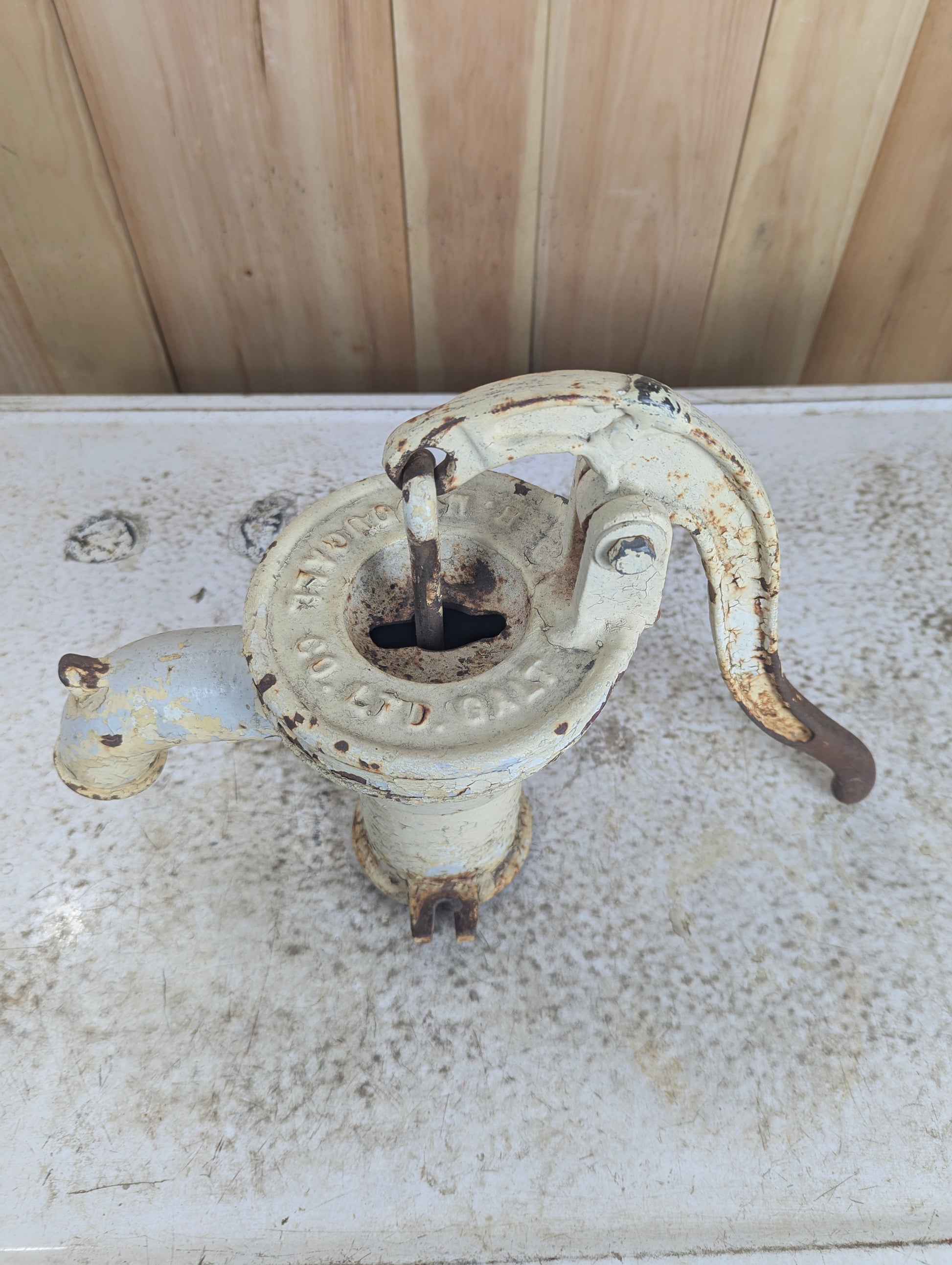 Antique R. McDougall Cast Iron Hand Pump