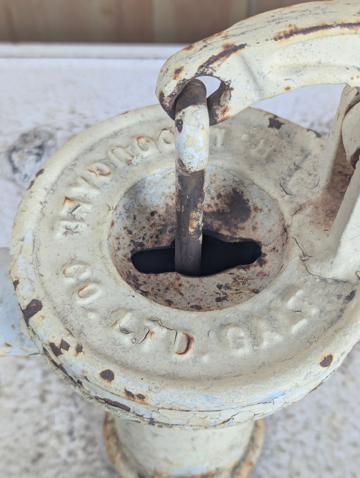 Antique R. McDougall Cast Iron Hand Pump - view 2
