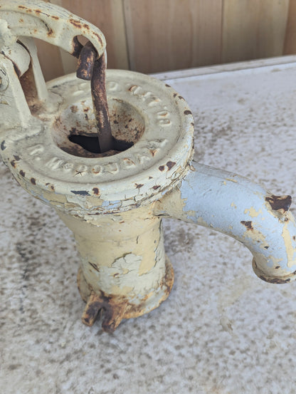 Antique R. McDougall Cast Iron Hand Pump - view 3