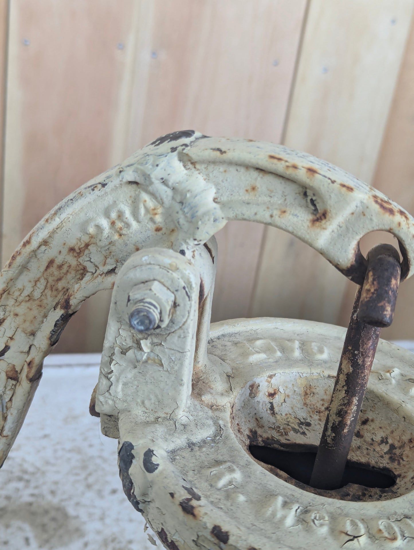 Antique R. McDougall Cast Iron Hand Pump - view 5