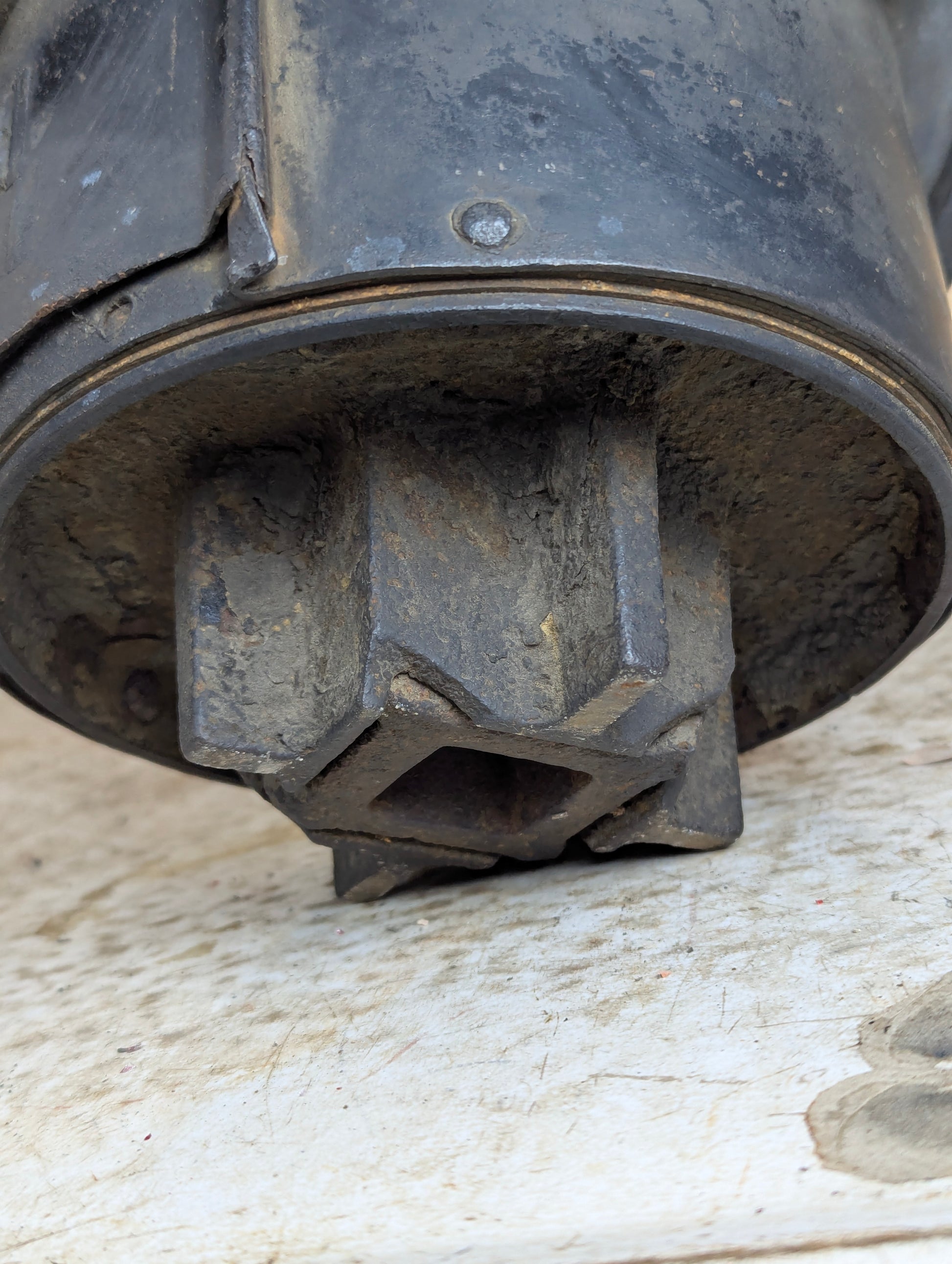 Antique Railway Switch Lantern Marker Lamp - view 4