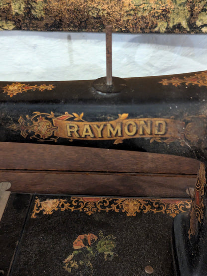 Antique Raymond Treadle Sewing Machine - view 3