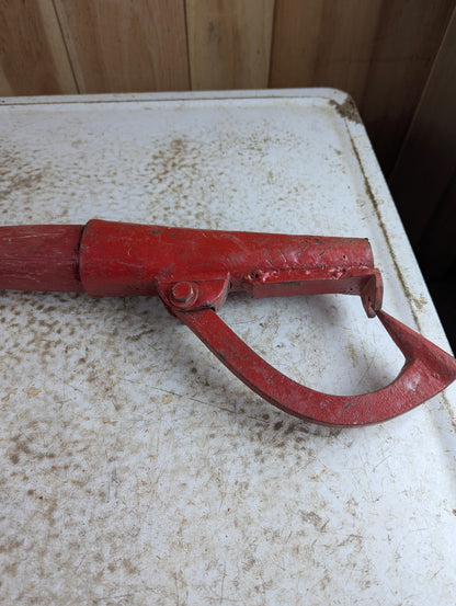 Antique Red Cant Hook - view 3