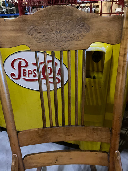 Antique Rocking Chair with Cushion Seat - view 3