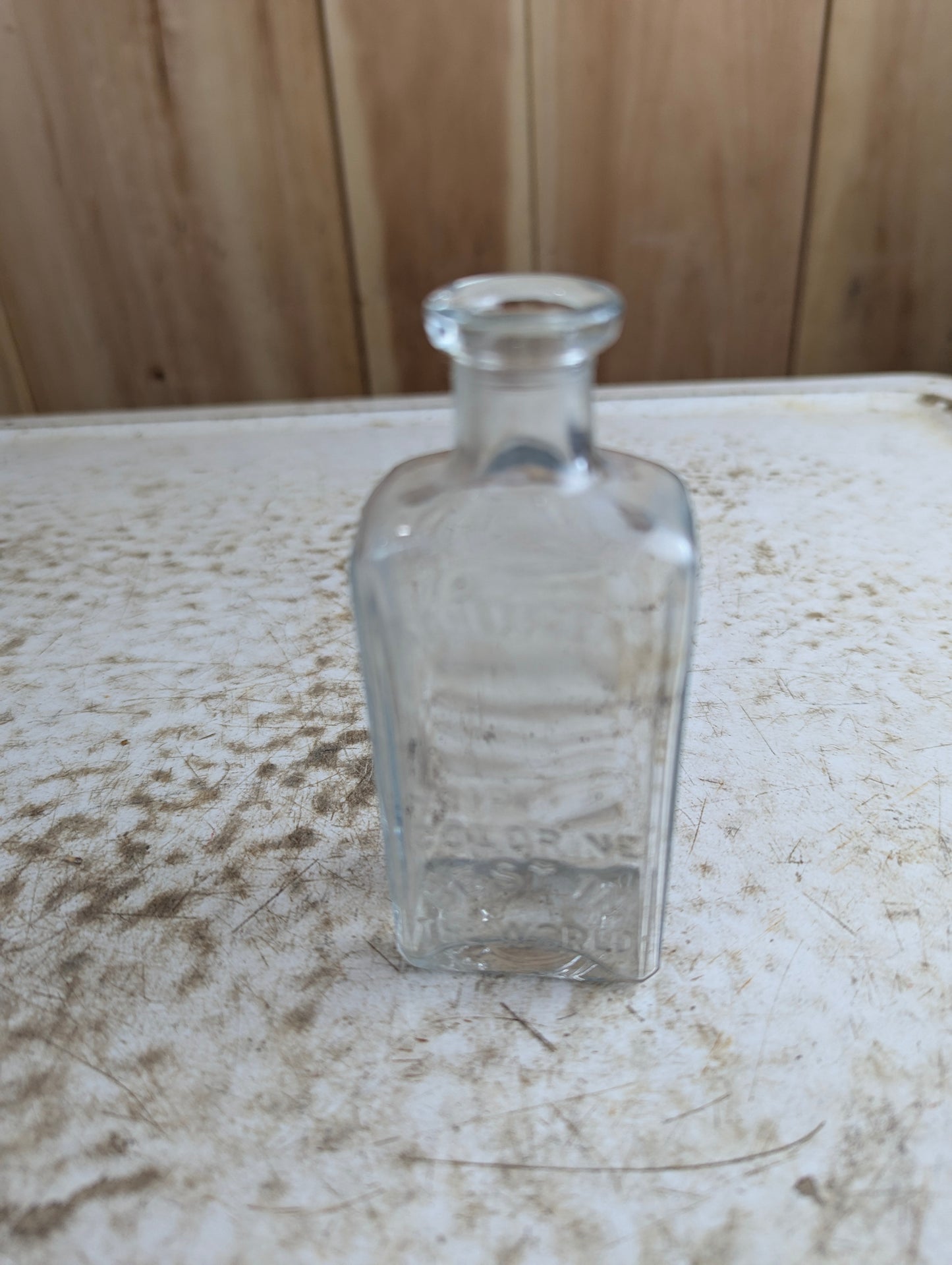 Antique Scheffler's Hair Colorine Bottle - view 2