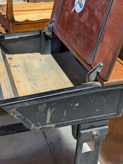 Antique School Desk - view 2