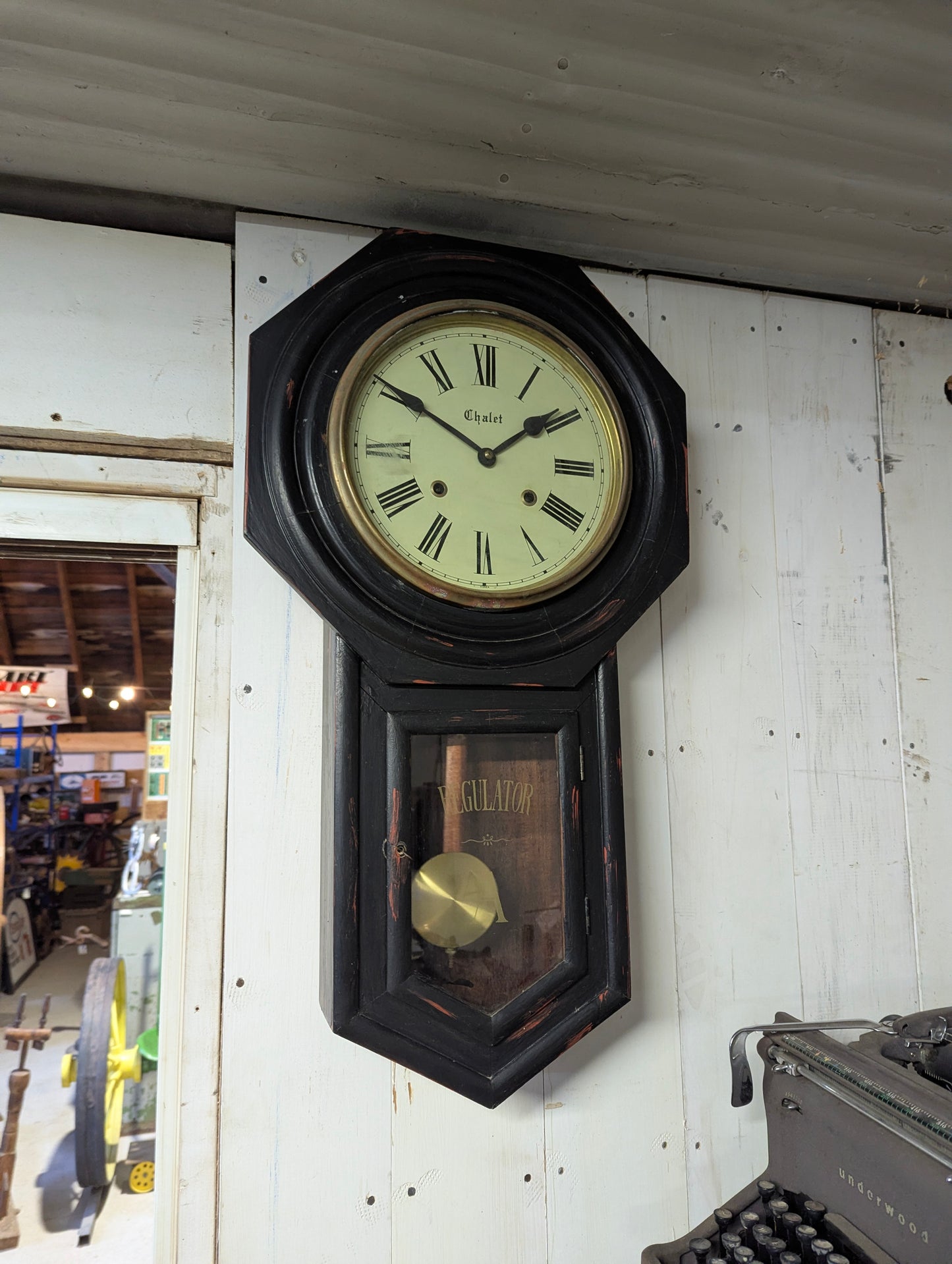 Antique School Wall Clock