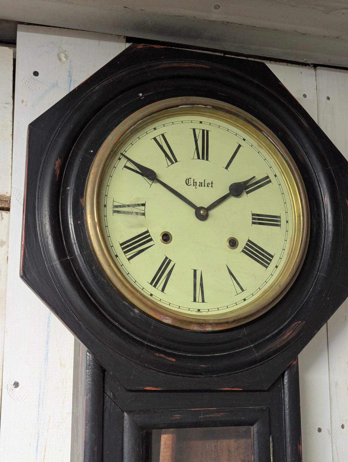 Antique School Wall Clock - view 3