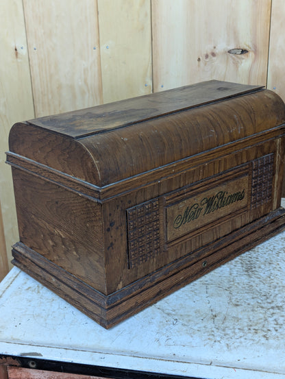 Antique Sewing Machine Coffin Top Lids - view 2