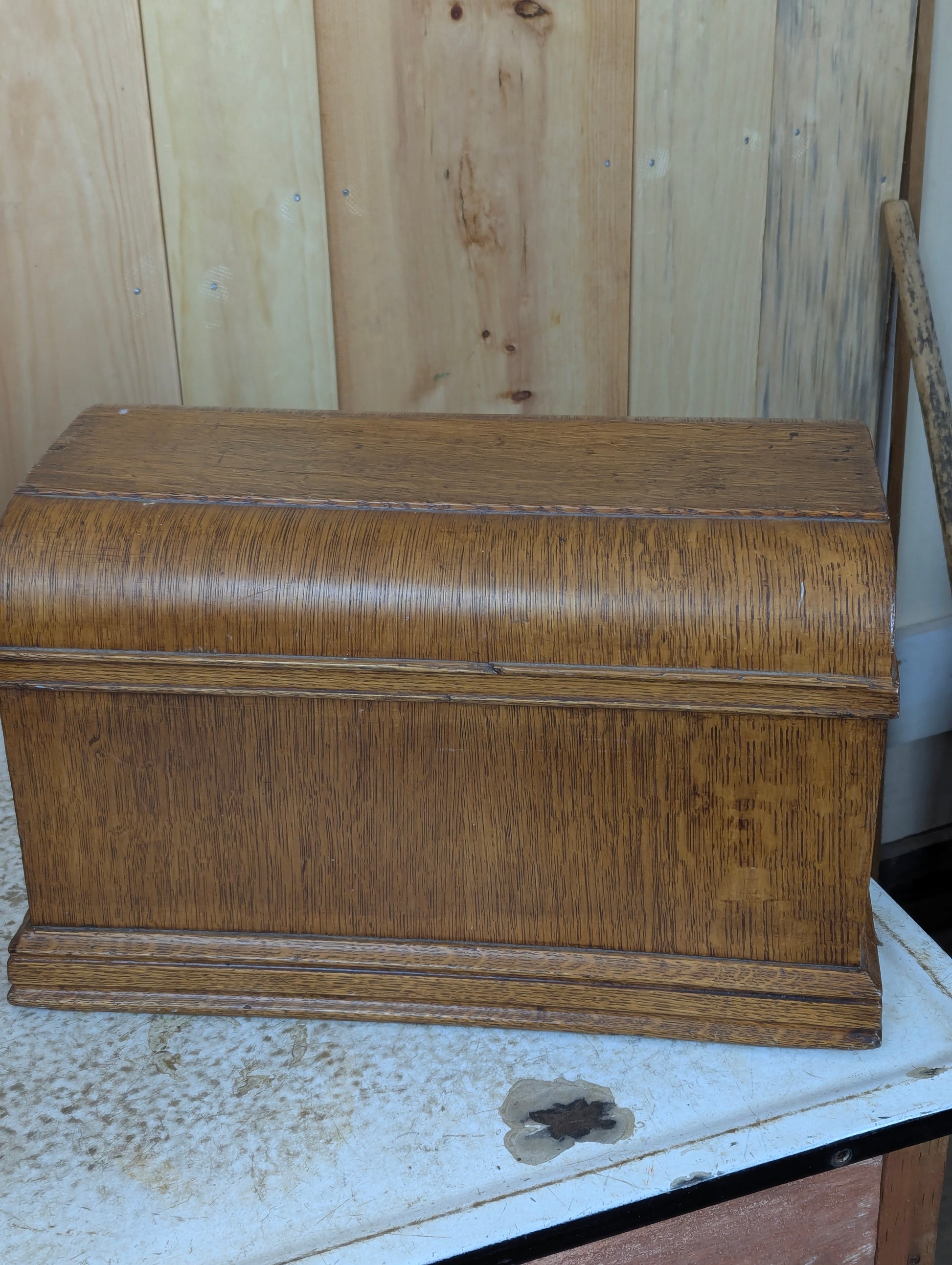 Antique Sewing Machine Coffin Top Lids - view 5