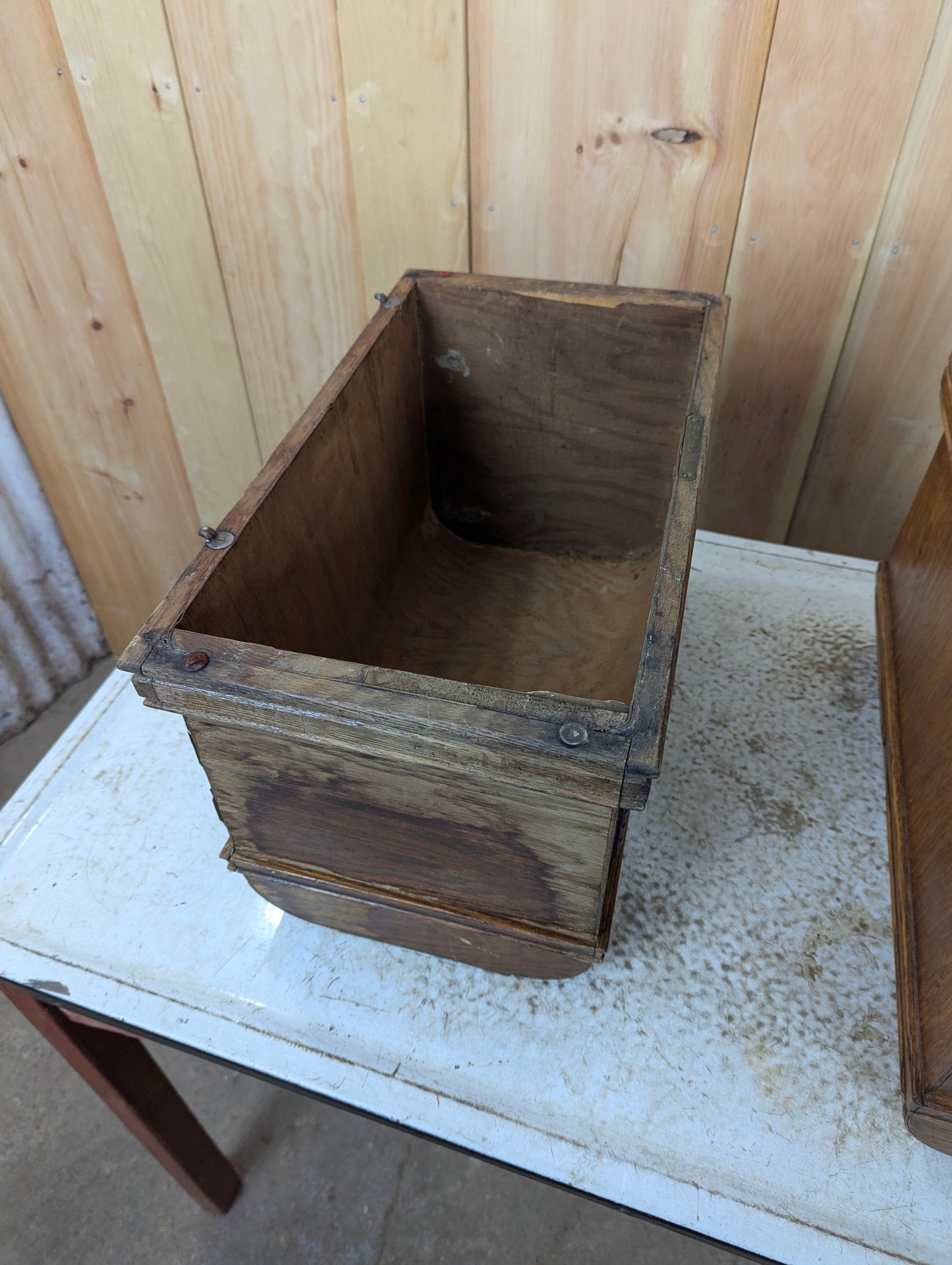 Antique Sewing Machine Coffin Top Lids - view 6