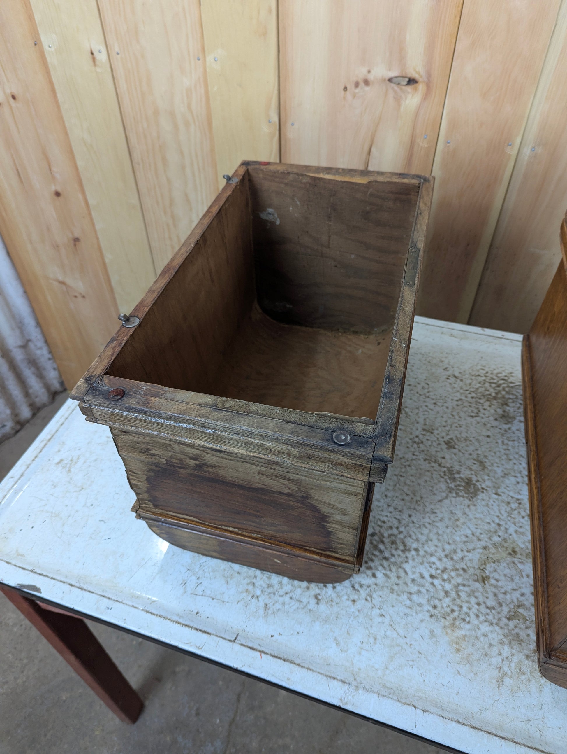 Antique Sewing Machine Coffin Top Lids - view 6