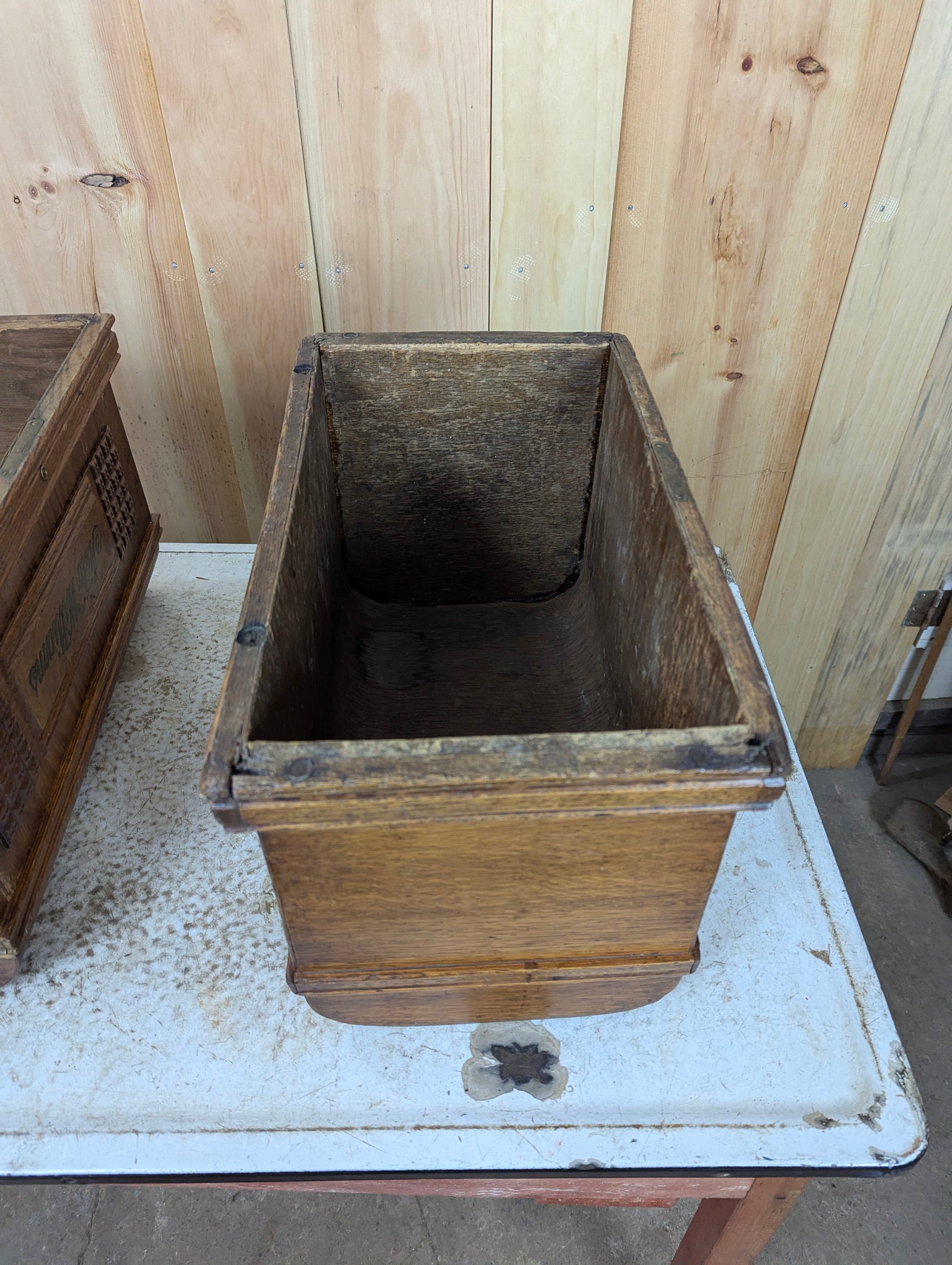 Antique Sewing Machine Coffin Top Lids - view 7