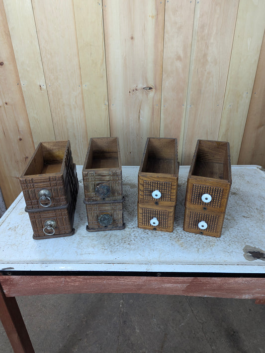 Antique Sewing Machine Drawers