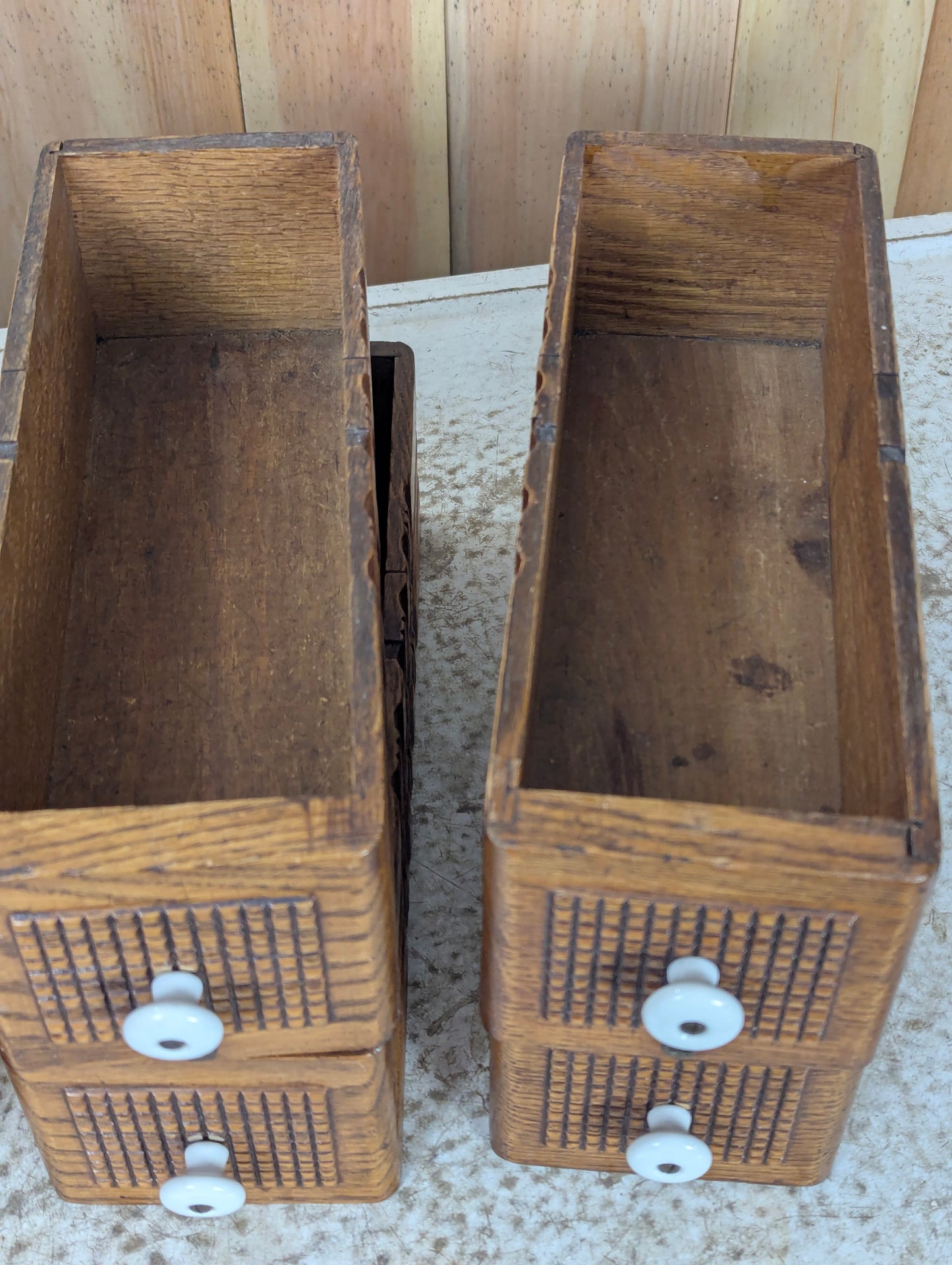 Antique Sewing Machine Drawers - view 4