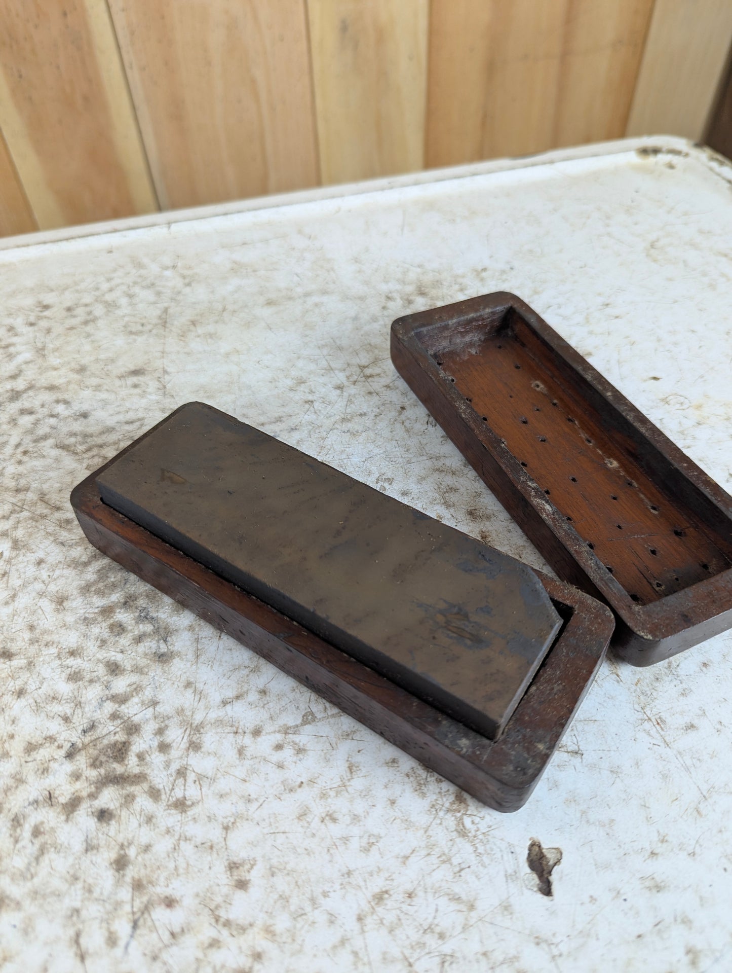 Antique Sharpening Oil Stone - view 5