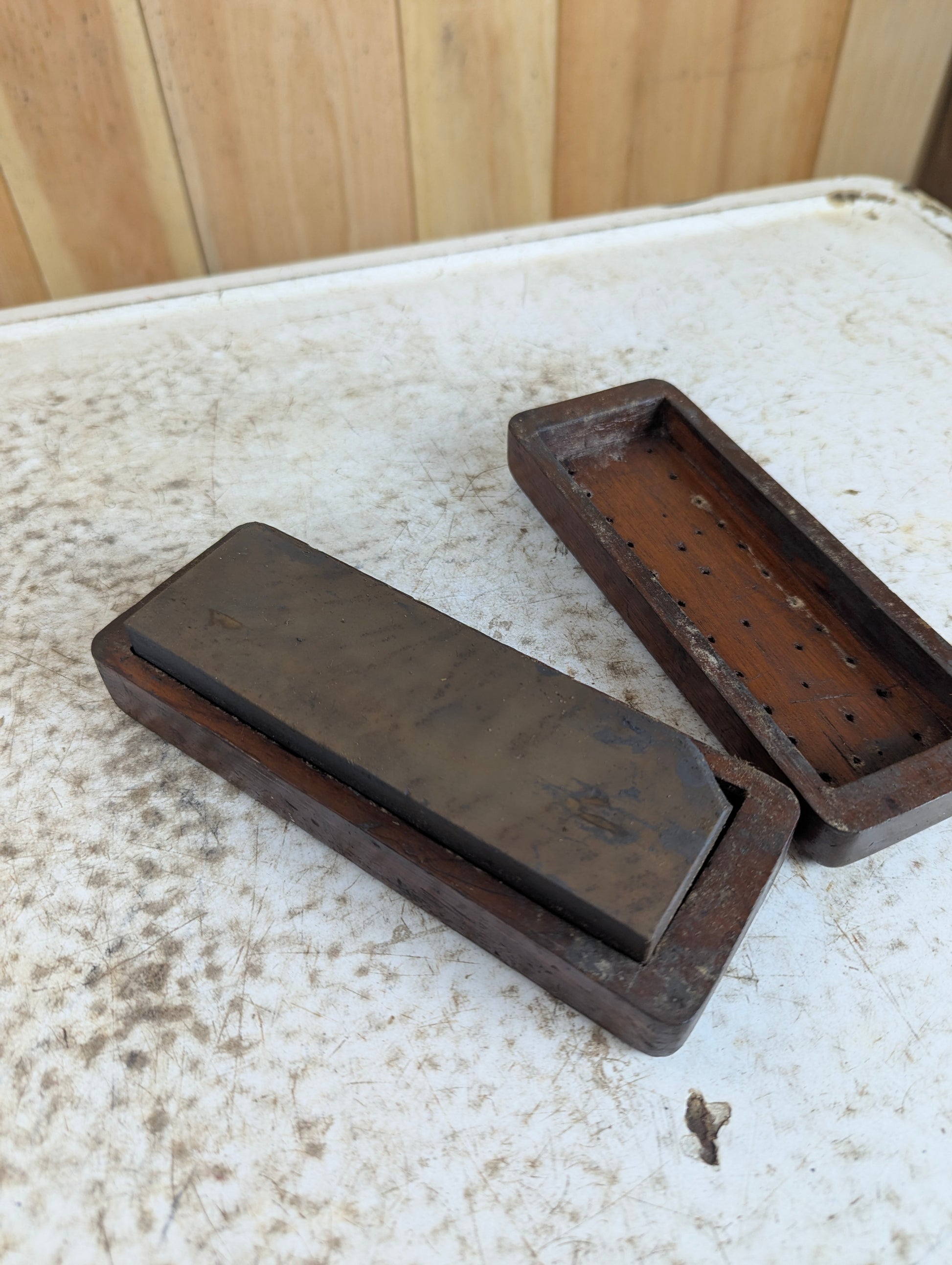 Antique Sharpening Oil Stone - view 5