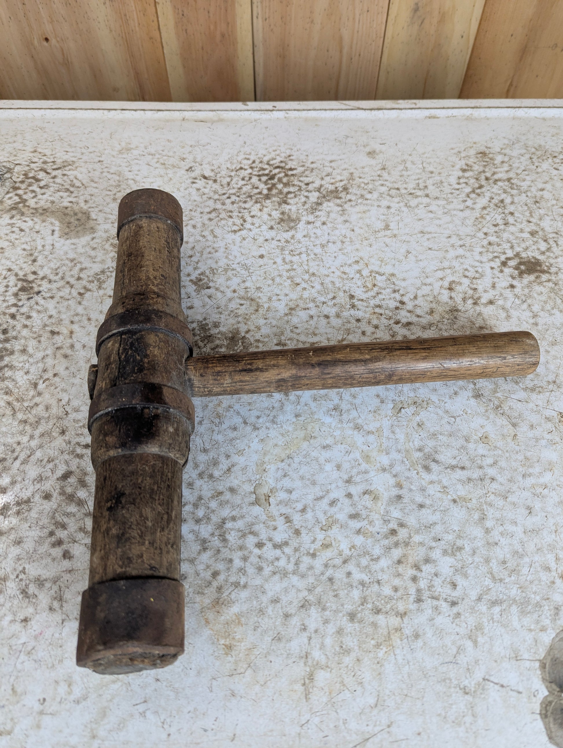 Antique Shipwright’s Caulking Mallet - view 2