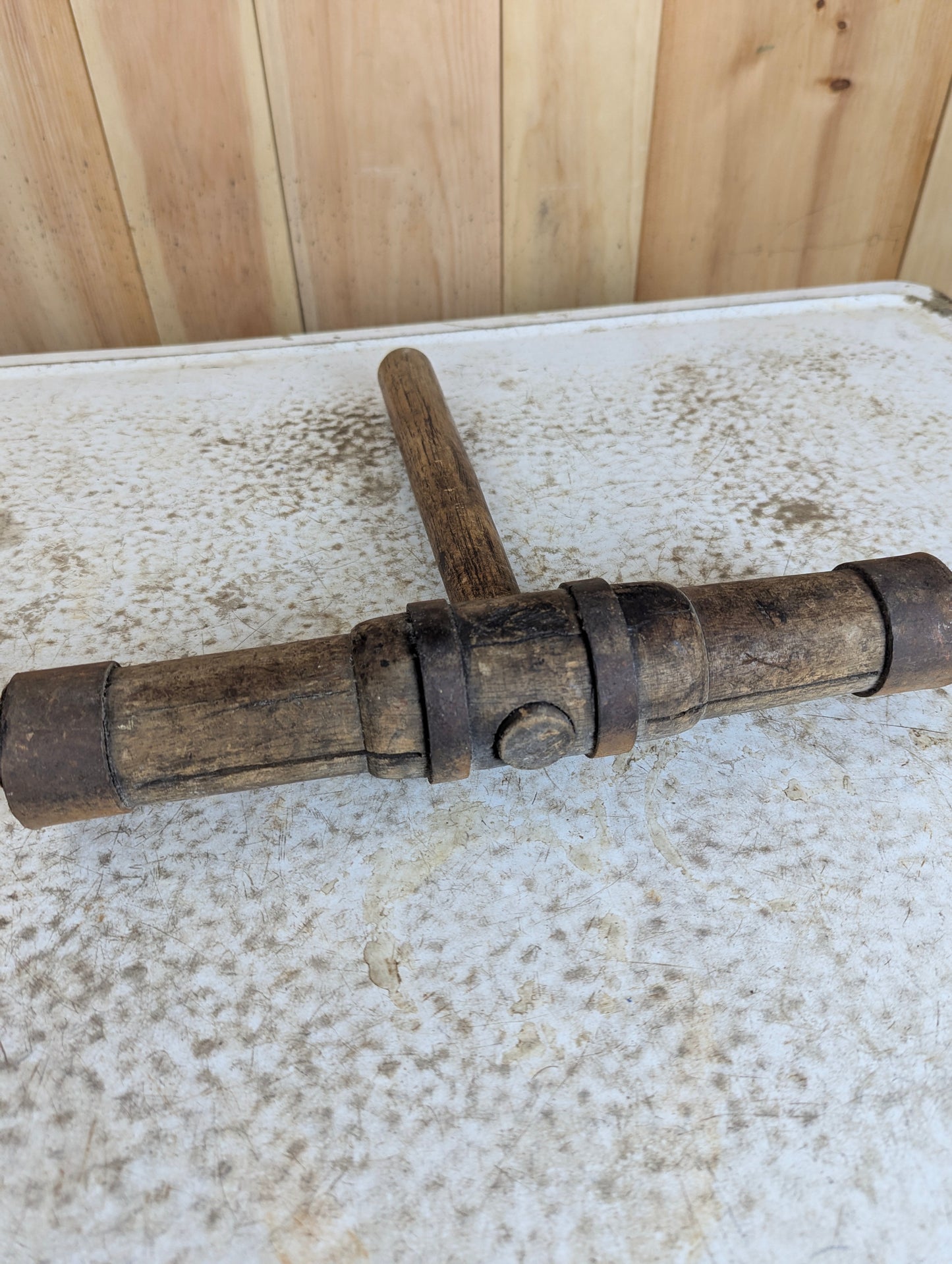 Antique Shipwright’s Caulking Mallet - view 3