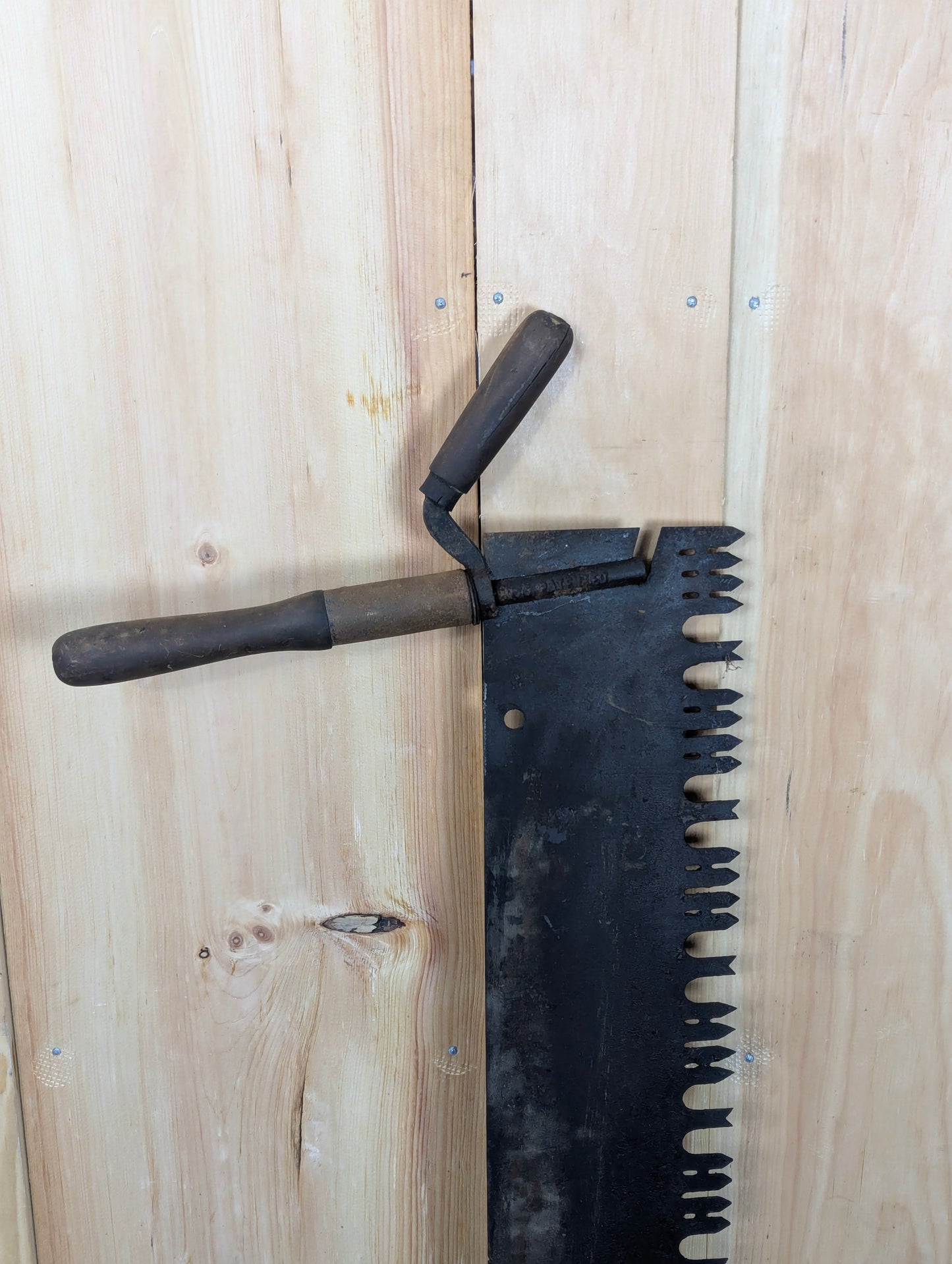 Antique Simonds Crosscut Saw - view 2