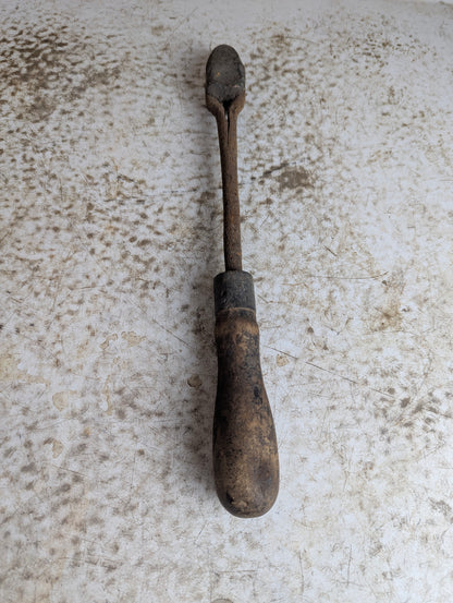 Antique Small Hand-wrought Copper Soldering Iron - view 2