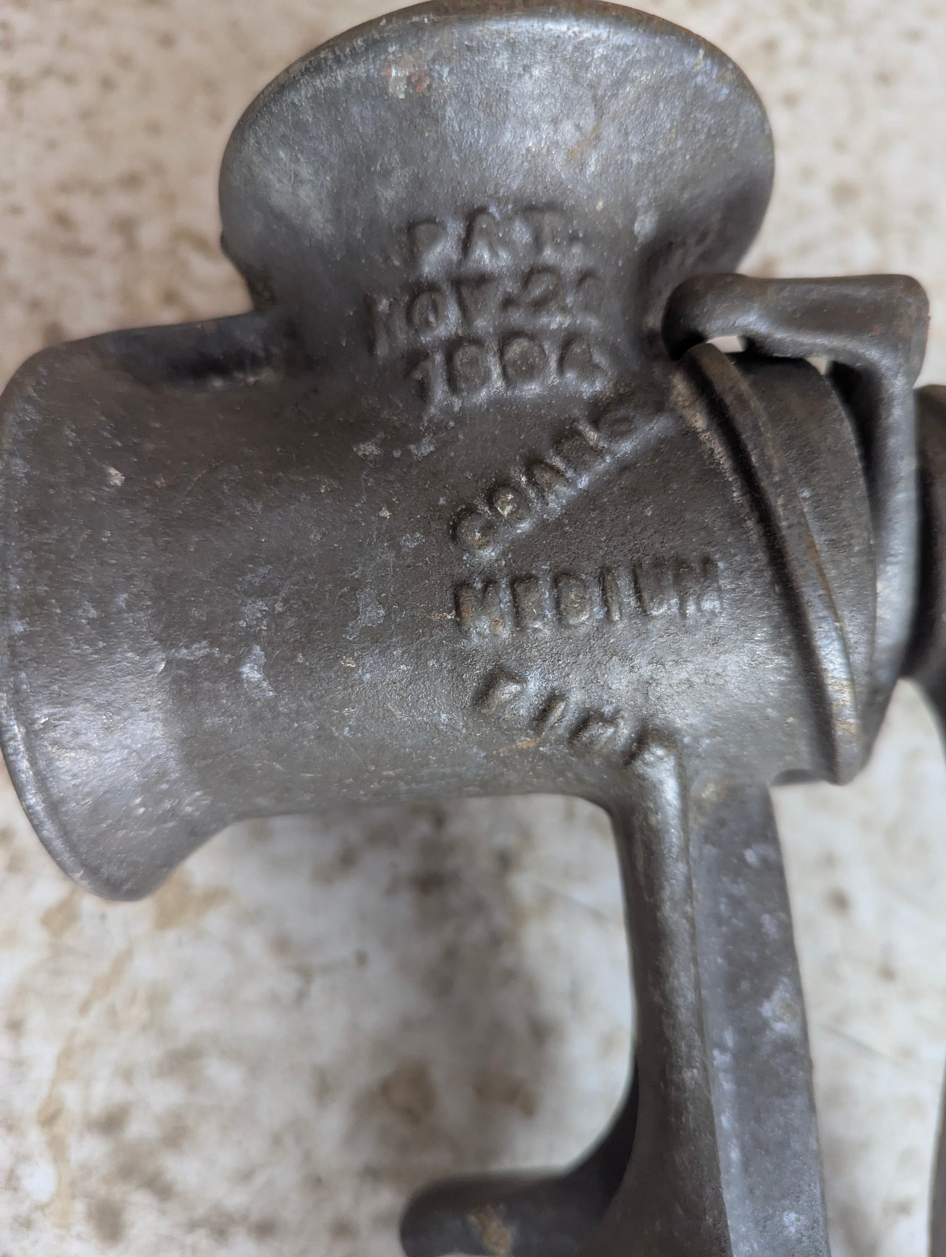 Antique Steinfeld #21 Meat Grinder - view 2