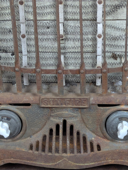 Antique Sunfire Fireplace Insert Electric Heater - view 3