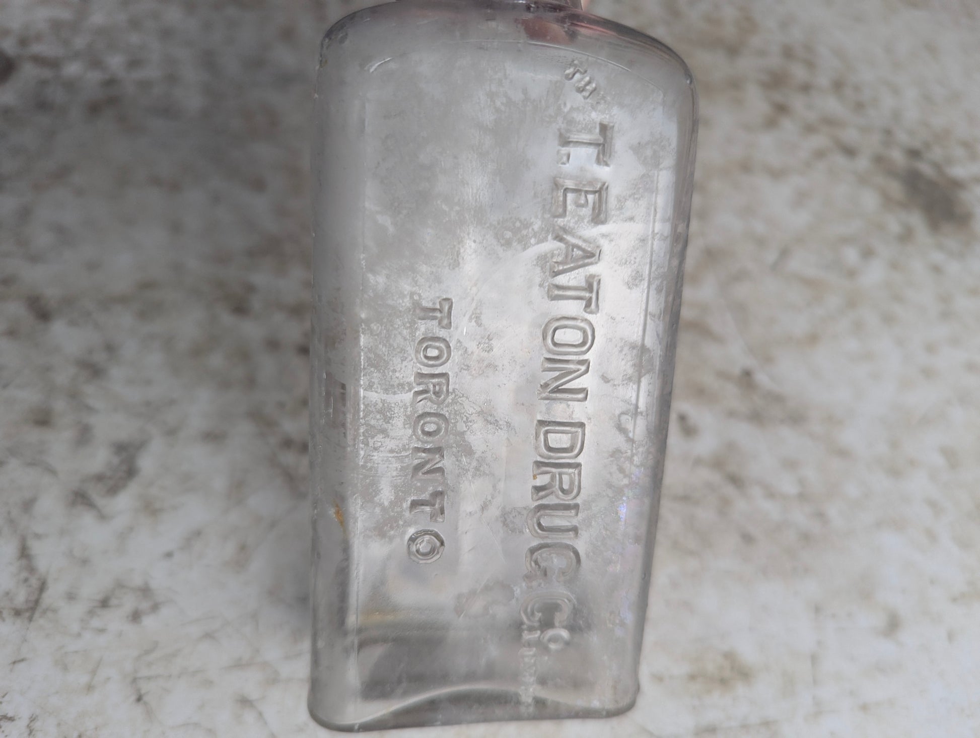 Antique T. Eaton Drug Co. Apothecary Medicine Bottle - view 2