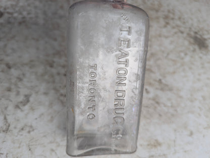 Antique T. Eaton Drug Co. Apothecary Medicine Bottle - view 2