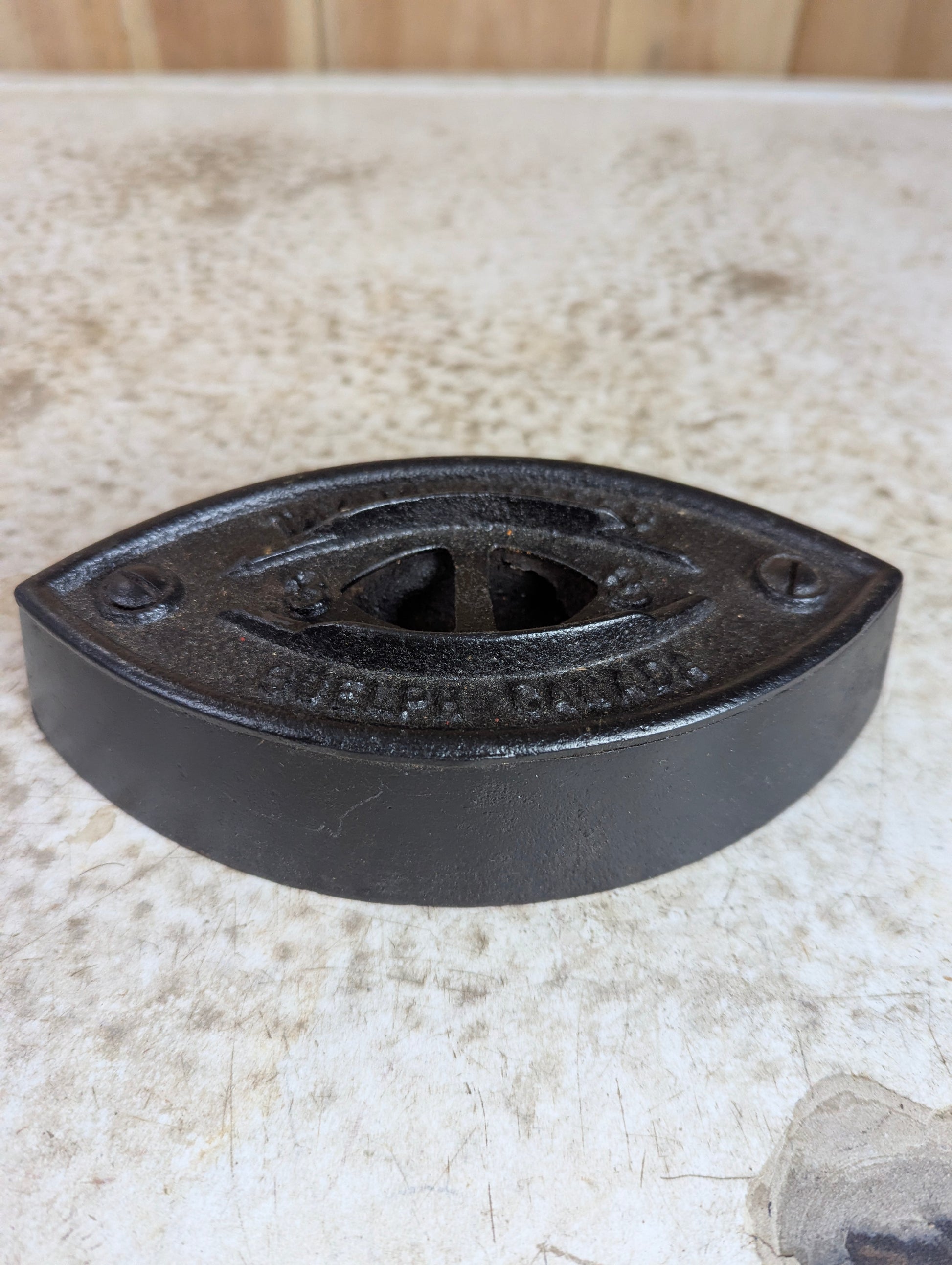 Antique Taylor Forbes No. 3 Cast Iron Sad Iron - view 2