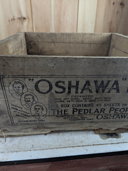 Antique The Pedlar People Oshawa Shingle Crate - view 2