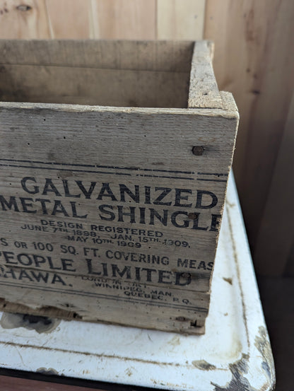 Antique The Pedlar People Oshawa Shingle Crate - view 3