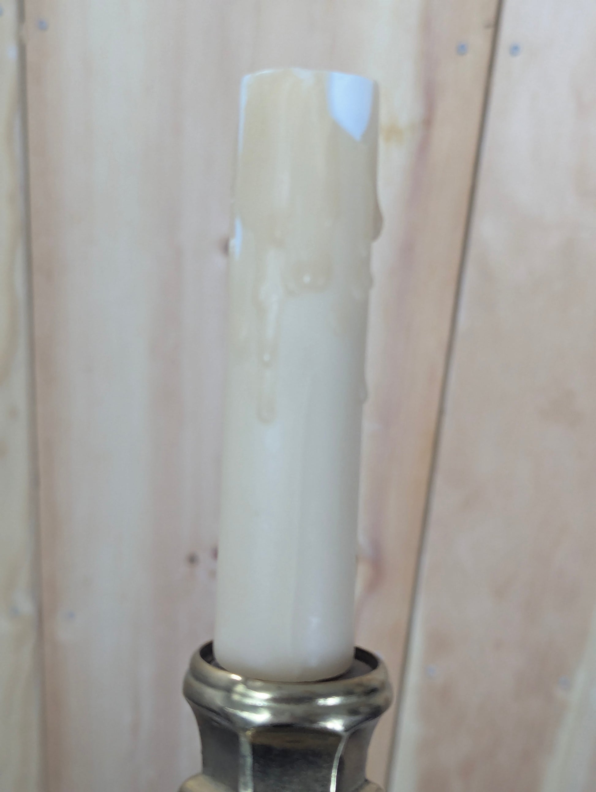 Antique Three-Arm Brass Wall Sconce - view 11