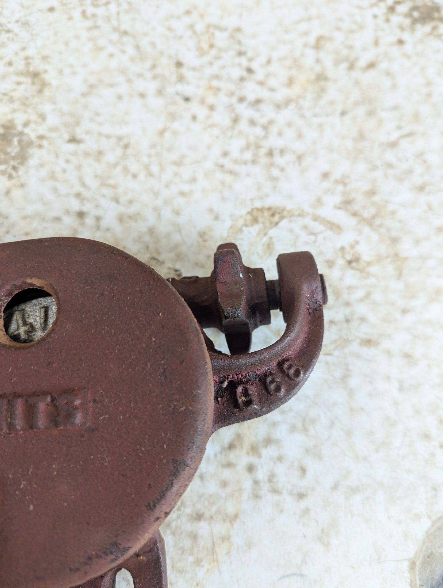 Antique Threshing Machine Counter - view 4