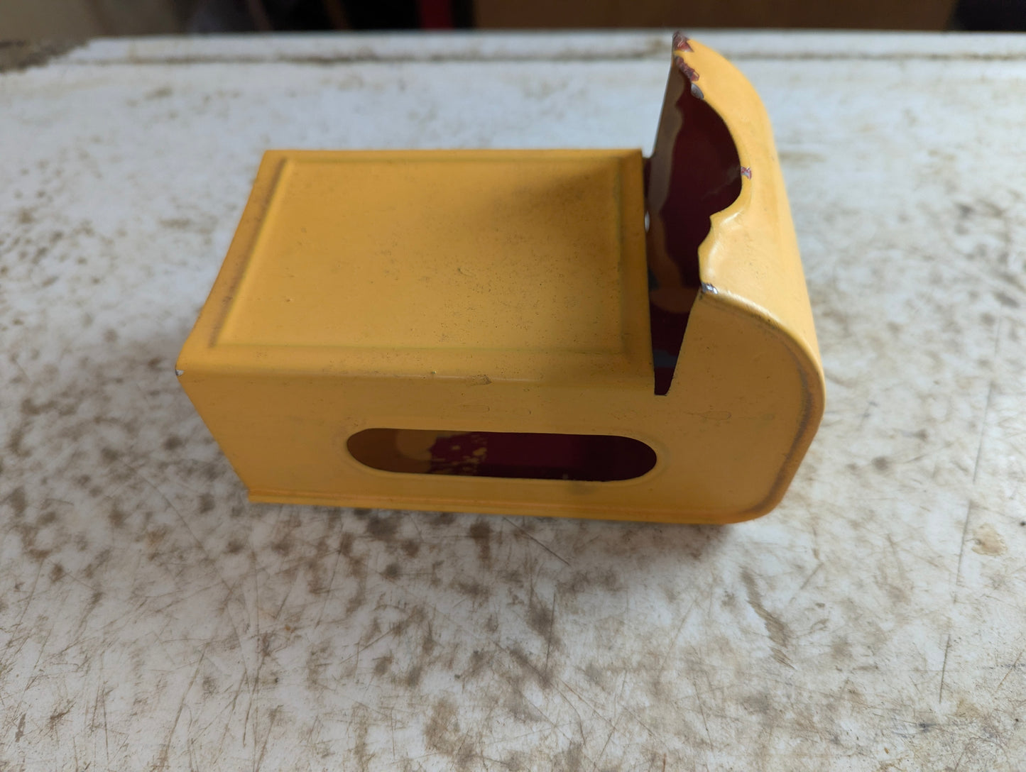 Antique Tin Matchstick Holder - view 2